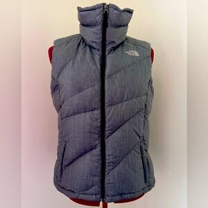 Grey L women’s The North Face puffer vest